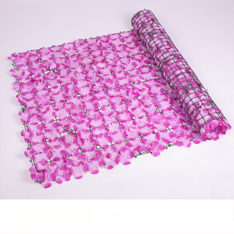 Dirbtinė tvora su žaliais pothoso lapais balkonui ir kiemui, plastikas, 50 cm aukštis