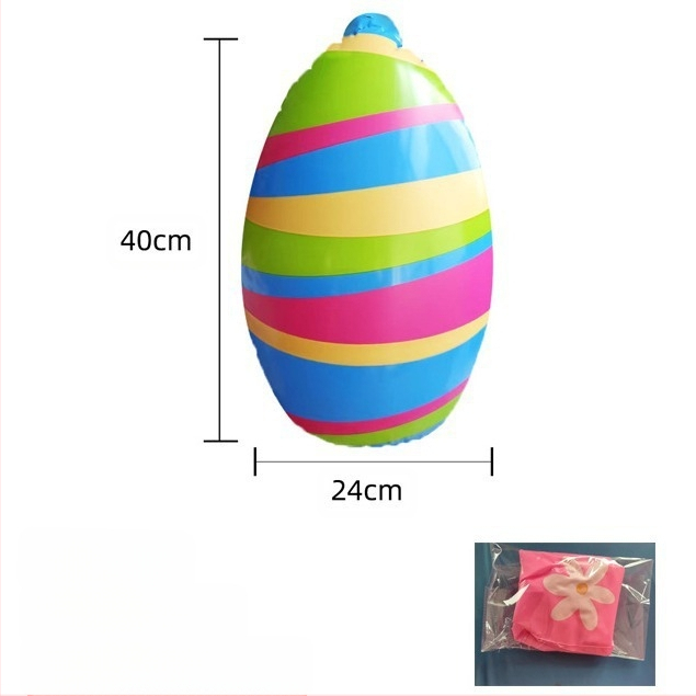 Naduvani uskrsni ukras u obliku jajeta | PVC materijal, branda SP, pogodna za uzrast 7–14 godina, tisak