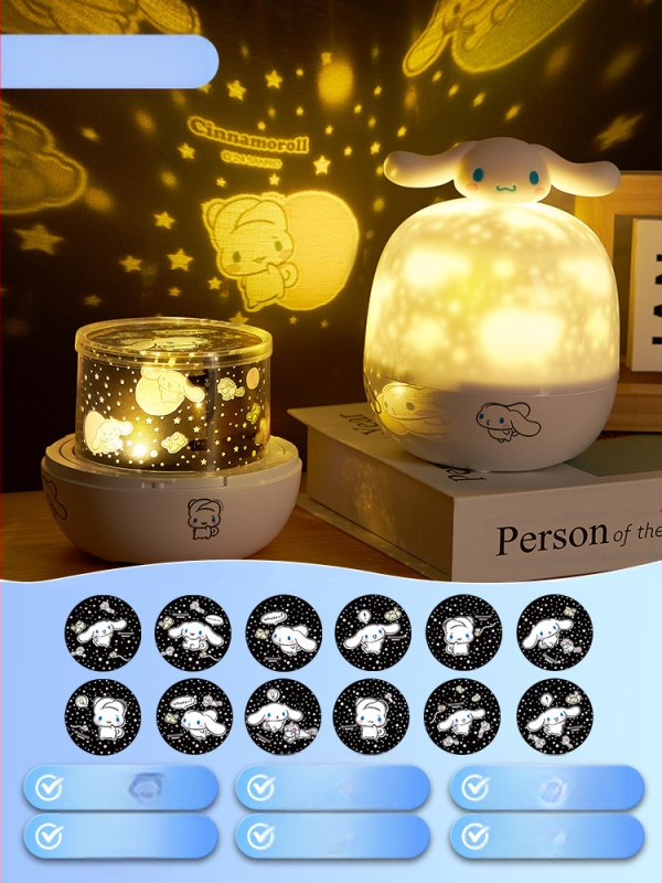 Projektor zvjezdanog neba noćna svjetlost za djecu, projekcija zvijezda i glazbeni zvuk, plastično kućište, za uzrast 4-6 godina