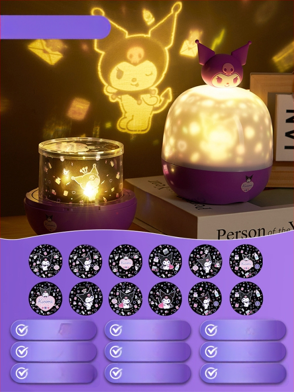 Projektor zvjezdanog neba noćna svjetlost za djecu, projekcija zvijezda i glazbeni zvuk, plastično kućište, za uzrast 4-6 godina