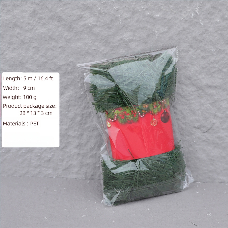 Dirbtinis Kalėdinis vainikas, PVC, rankų darbas, kaimiško stiliaus ir šiuolaikinio meno stilius, Kalėdinė dekoracija, Lin Jie