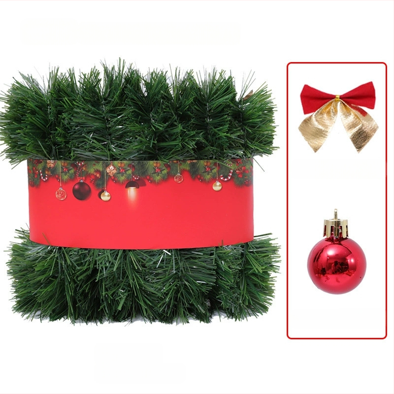 Dirbtinis Kalėdinis vainikas, PVC, rankų darbas, kaimiško stiliaus ir šiuolaikinio meno stilius, Kalėdinė dekoracija, Lin Jie