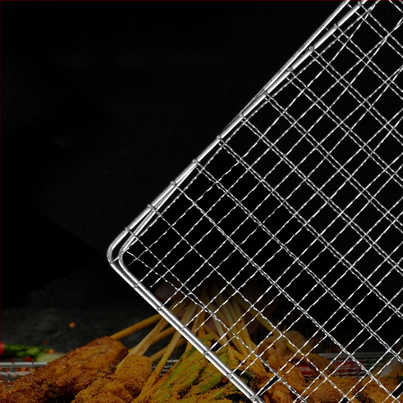 Griliai tinklui skirtas spaustukas, sulankstomas kvadratinis spaustukas iš plieno vielos, nerūdijančio plieno vielos spaustukas griliui