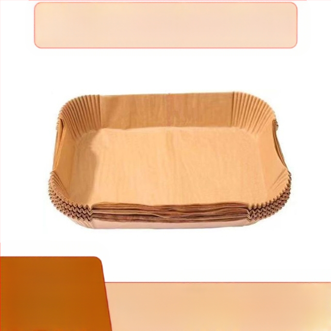 Apvalus kepimo popierius oro fritezei su riebalų atsparia danga, vienkartinis, iš medienos pulpo, 35 gsm