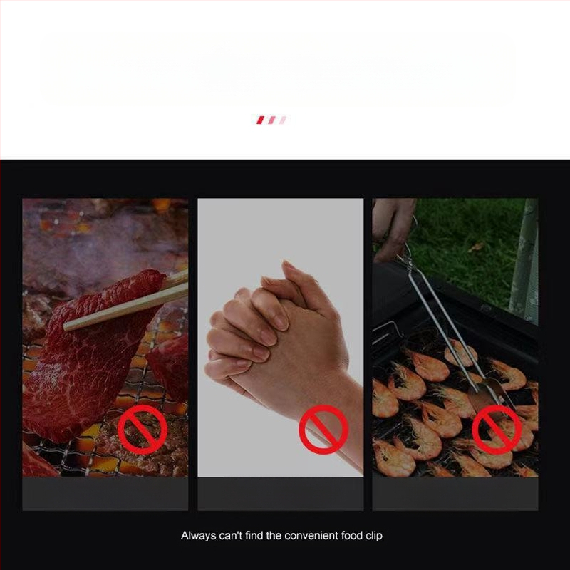 304 nerūdijančiojo plieno maisto klipas, keturkampės formos, sulankstomas, skirtas kepsninėms ir garinimui