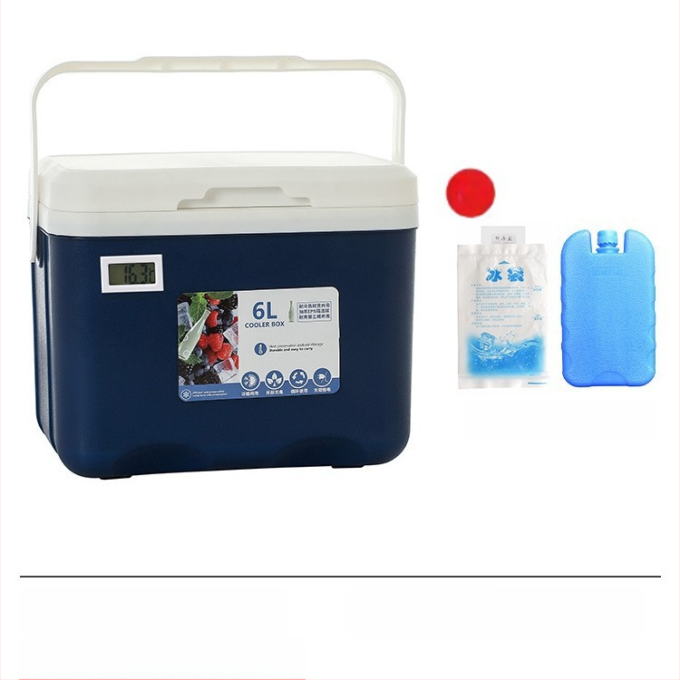 Izoliuota Ledų Dėžutė | Nešiojamas Šaldytuvas Lauko Kempingui ir Naktynių Turgų Prekyvietėms, Ledų Kibiras ir Šaldymo Cilindras, Premium Modernus Minimalistinis Stilius