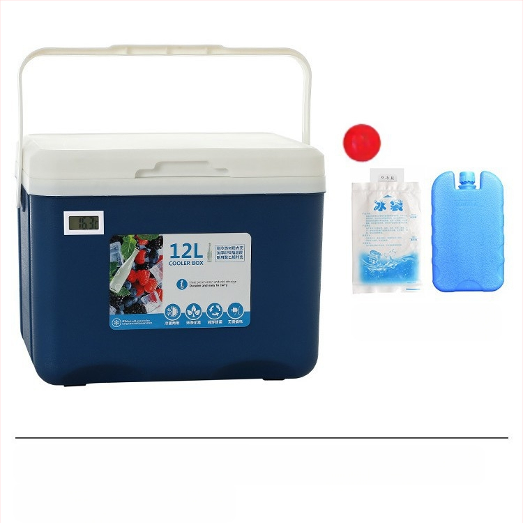 Izoliuota Ledų Dėžutė | Nešiojamas Šaldytuvas Lauko Kempingui ir Naktynių Turgų Prekyvietėms, Ledų Kibiras ir Šaldymo Cilindras, Premium Modernus Minimalistinis Stilius