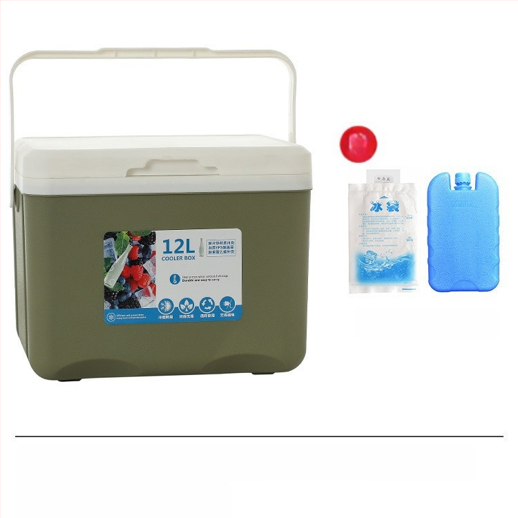 Izoliuota Ledų Dėžutė | Nešiojamas Šaldytuvas Lauko Kempingui ir Naktynių Turgų Prekyvietėms, Ledų Kibiras ir Šaldymo Cilindras, Premium Modernus Minimalistinis Stilius