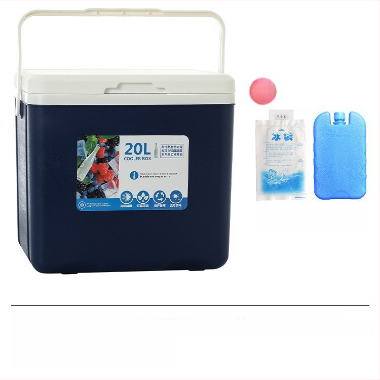 Izoliuota Ledų Dėžutė | Nešiojamas Šaldytuvas Lauko Kempingui ir Naktynių Turgų Prekyvietėms, Ledų Kibiras ir Šaldymo Cilindras, Premium Modernus Minimalistinis Stilius