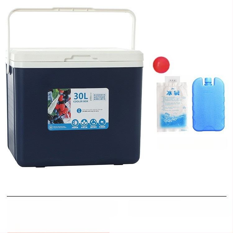 Izoliuota Ledų Dėžutė | Nešiojamas Šaldytuvas Lauko Kempingui ir Naktynių Turgų Prekyvietėms, Ledų Kibiras ir Šaldymo Cilindras, Premium Modernus Minimalistinis Stilius