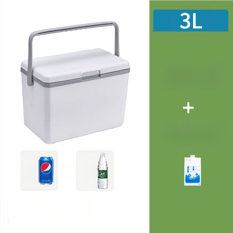 Nešiojamas ledo blokų šaldytuvas lauko stovyklavimui ir naudojimui automobilyje – kompaktiškas ledinio kibiro šaldytuvas