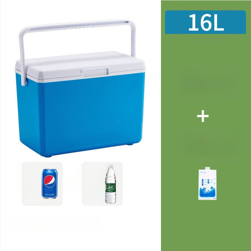 Nešiojamas ledo blokų šaldytuvas lauko stovyklavimui ir naudojimui automobilyje – kompaktiškas ledinio kibiro šaldytuvas