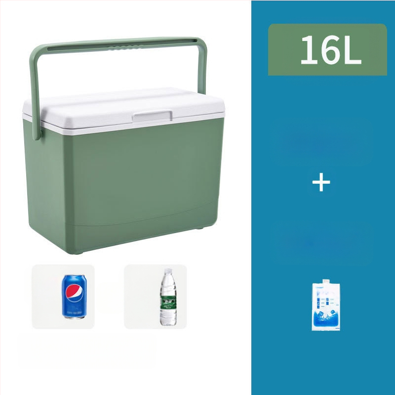 Nešiojamas ledo blokų šaldytuvas lauko stovyklavimui ir naudojimui automobilyje – kompaktiškas ledinio kibiro šaldytuvas