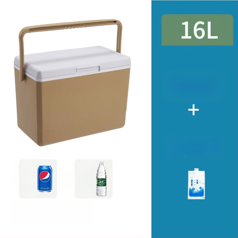 Nešiojamas ledo blokų šaldytuvas lauko stovyklavimui ir naudojimui automobilyje – kompaktiškas ledinio kibiro šaldytuvas