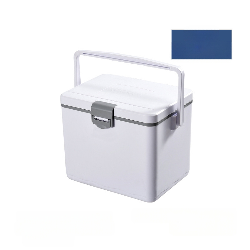 Nešiojamas ledo blokų šaldytuvas lauko stovyklavimui ir naudojimui automobilyje – kompaktiškas ledinio kibiro šaldytuvas