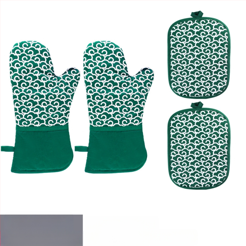 Σετ γαντάκια θερμής μόνωσης από σιλικόνη και υπόστρωμα για κατσαρόλα – υλικό σιλικονοβαμβάκι, μάρκα Le Chun, δυνατή παραμετροποίηση, 2024 κυκλοφόρησε