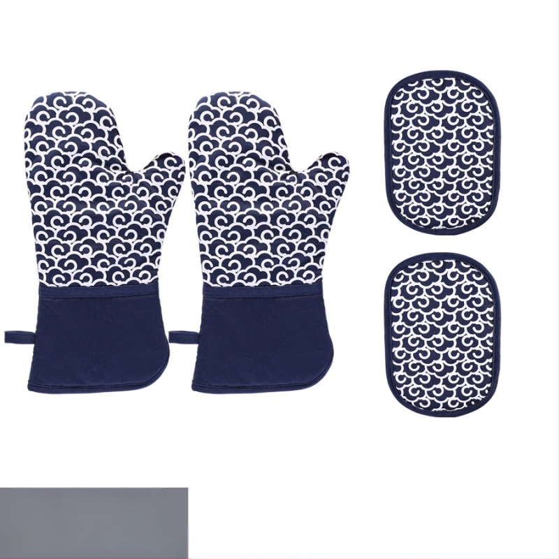 Σετ γαντάκια θερμής μόνωσης από σιλικόνη και υπόστρωμα για κατσαρόλα – υλικό σιλικονοβαμβάκι, μάρκα Le Chun, δυνατή παραμετροποίηση, 2024 κυκλοφόρησε