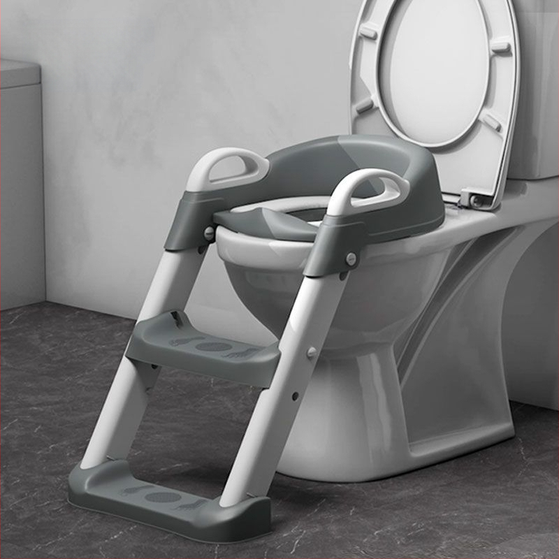 Παιδικό κάθισμα τουαλέτας με επένδυση και σκαλοπάτι τύπου, πολυπροπυλένιο