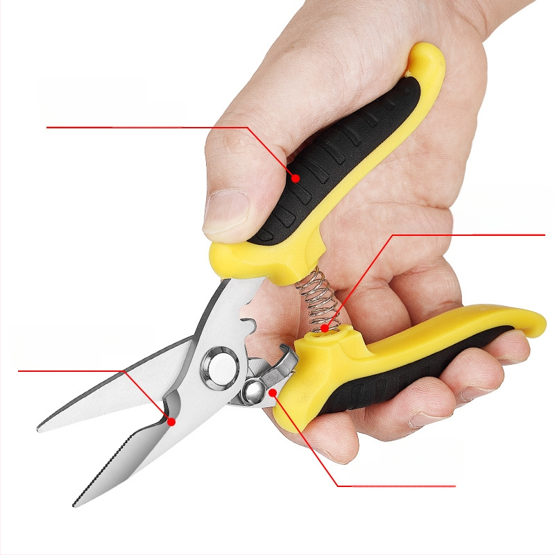 Pinheng комплект ножици за подрязване от неръждаема стомана за плодови дървета, икономия на труд, многофункционални градинарски инструменти