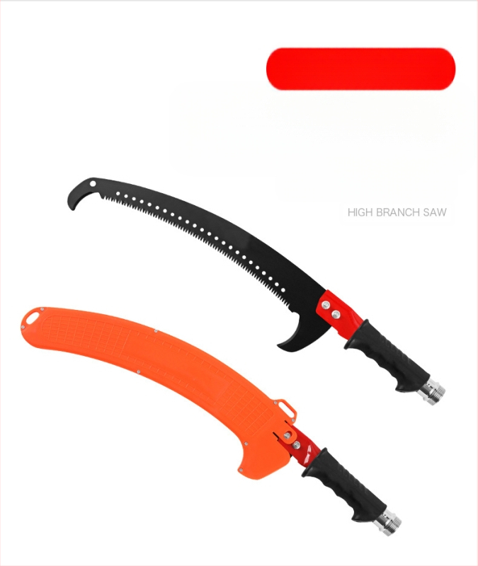 Daudzfunkcionāls izolēts rokas zāģis ar paplašināmo kātu un epoksīda sveķu stieni koku un dārza apgriešanai