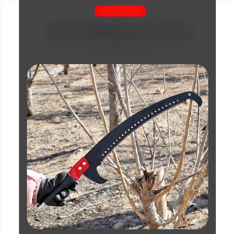 Daudzfunkcionāls izolēts rokas zāģis ar paplašināmo kātu un epoksīda sveķu stieni koku un dārza apgriešanai