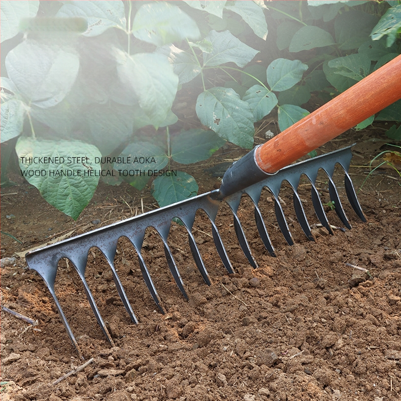 Σπειροειδές ράκε, χάλυβας υψηλού περιεκτικότητας σε άνθρακα, πολλαπλά δόντια