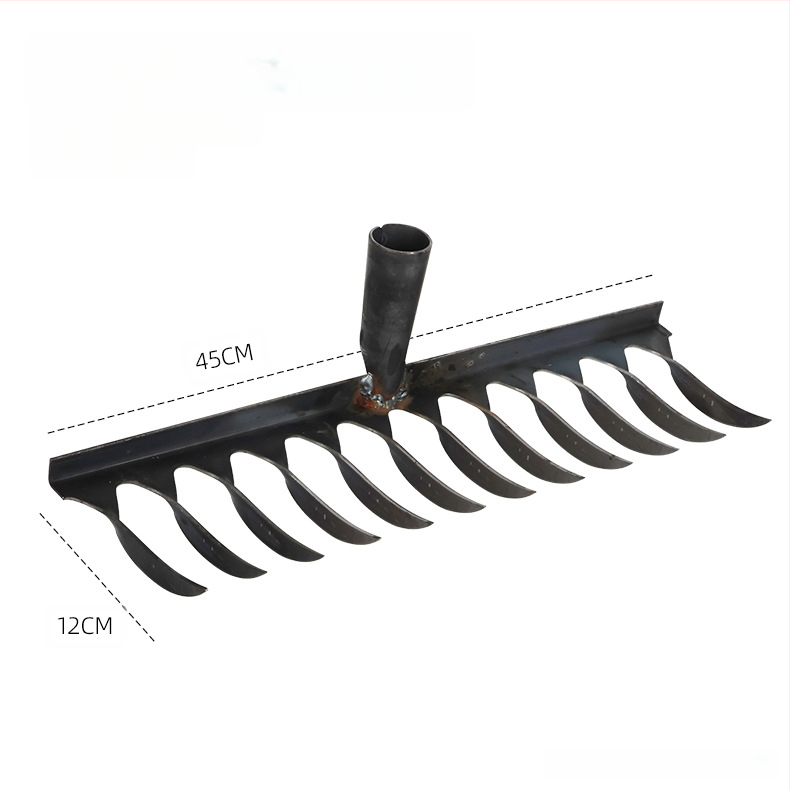 Σπειροειδές ράκε, χάλυβας υψηλού περιεκτικότητας σε άνθρακα, πολλαπλά δόντια