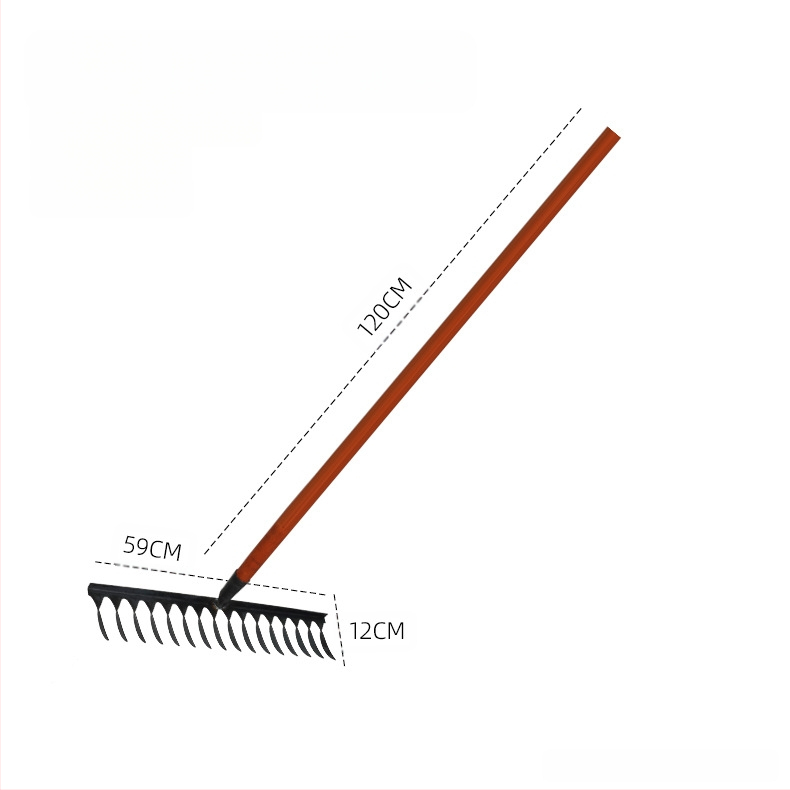 Σπειροειδές ράκε, χάλυβας υψηλού περιεκτικότητας σε άνθρακα, πολλαπλά δόντια