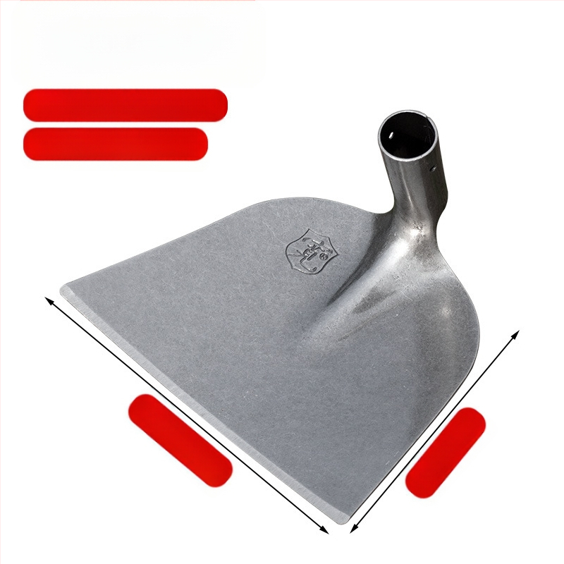 Πλήρως ατσάλινο φτυάρι κήπου για καλλιέργεια λαχανικών, πολυχρηστικό εργαλείο κήπου με ξύλινο χειριστήριο, κεφαλή από ατσάλι υψηλής περιεκτικότητας