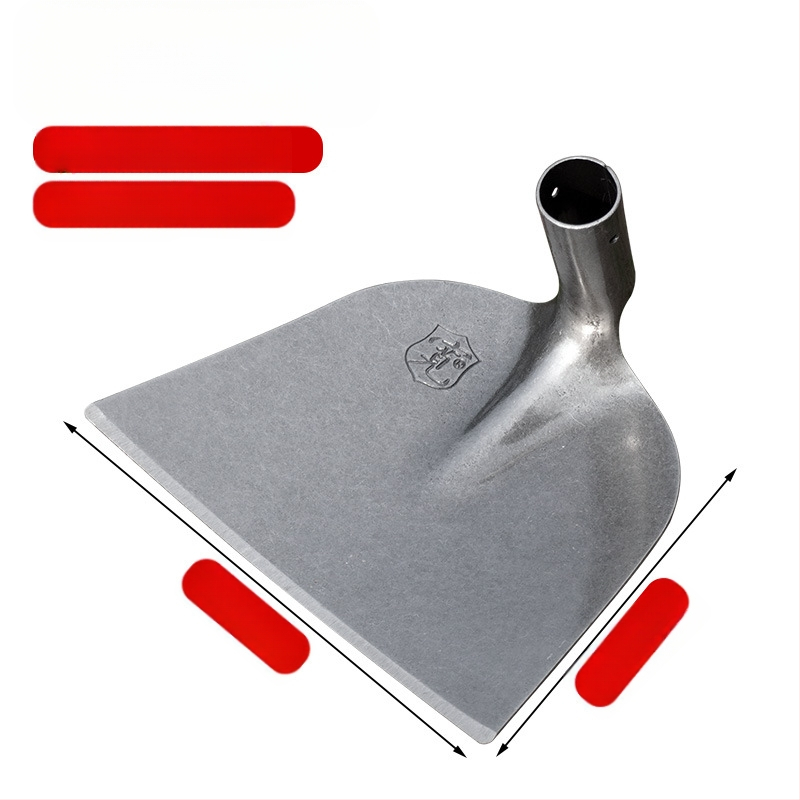 Πλήρως ατσάλινο φτυάρι κήπου για καλλιέργεια λαχανικών, πολυχρηστικό εργαλείο κήπου με ξύλινο χειριστήριο, κεφαλή από ατσάλι υψηλής περιεκτικότητας