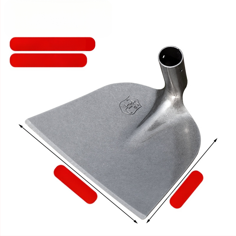 Πλήρως ατσάλινο φτυάρι κήπου για καλλιέργεια λαχανικών, πολυχρηστικό εργαλείο κήπου με ξύλινο χειριστήριο, κεφαλή από ατσάλι υψηλής περιεκτικότητας