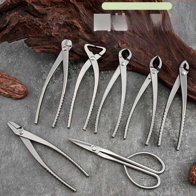 Profesionalni set alata za bonsaie od jednog čelika – Ball Joint Pliers, Leaf Bud Cutter i Wire Cutter