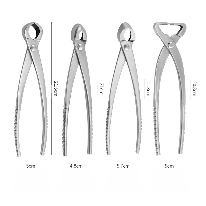 Profesionalni set alata za bonsaie od jednog čelika – Ball Joint Pliers, Leaf Bud Cutter i Wire Cutter