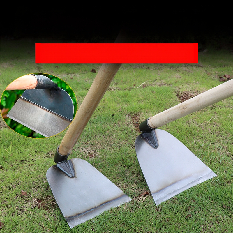 Κηπουρική φτυάρα από μαγάνιο χάλυβα με ενισχυμένο κεφάλι, κατάλληλη για σκάψιμο, ζιζάνια και ανάστροφη εδάφους