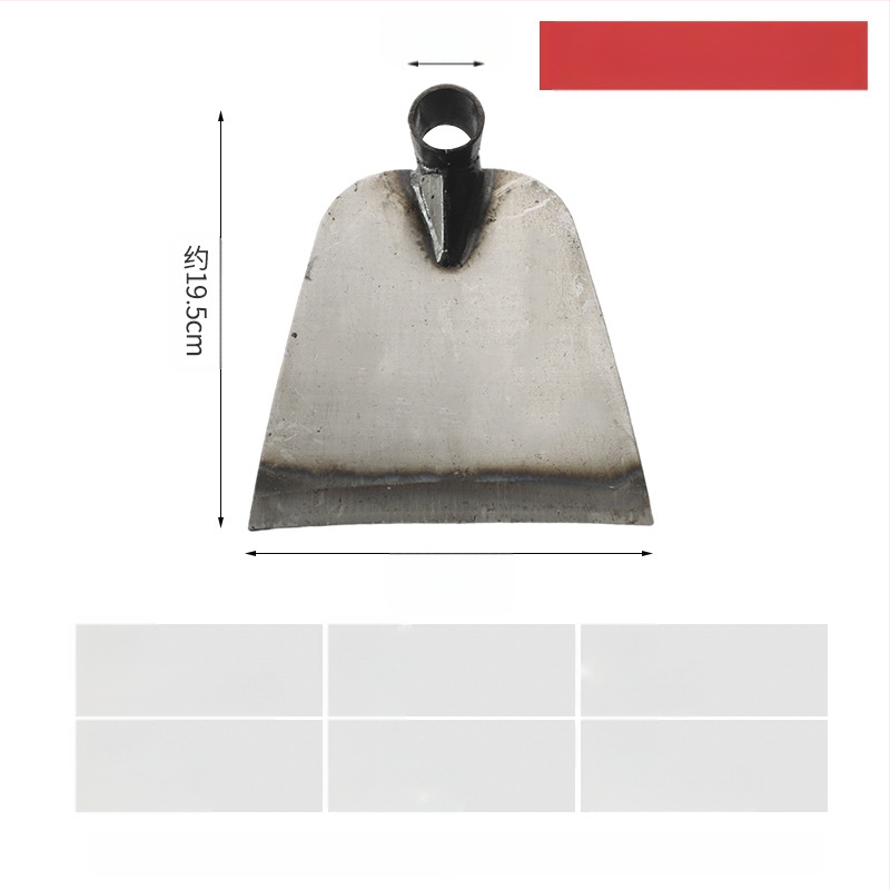 Κηπουρική φτυάρα από μαγάνιο χάλυβα με ενισχυμένο κεφάλι, κατάλληλη για σκάψιμο, ζιζάνια και ανάστροφη εδάφους