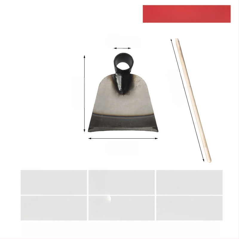 Κηπουρική φτυάρα από μαγάνιο χάλυβα με ενισχυμένο κεφάλι, κατάλληλη για σκάψιμο, ζιζάνια και ανάστροφη εδάφους