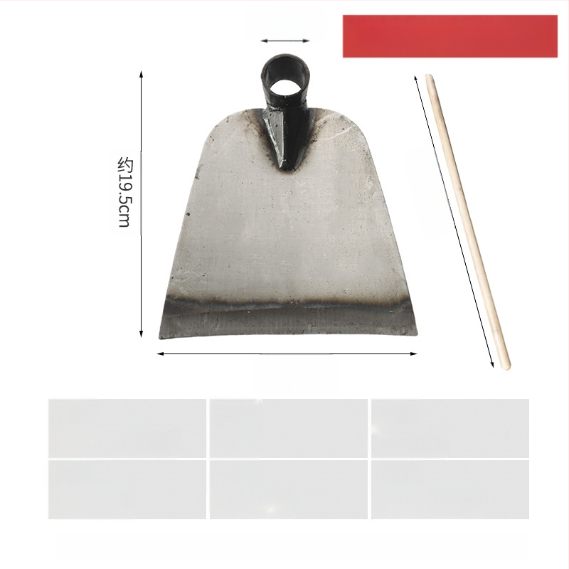 Κηπουρική φτυάρα από μαγάνιο χάλυβα με ενισχυμένο κεφάλι, κατάλληλη για σκάψιμο, ζιζάνια και ανάστροφη εδάφους