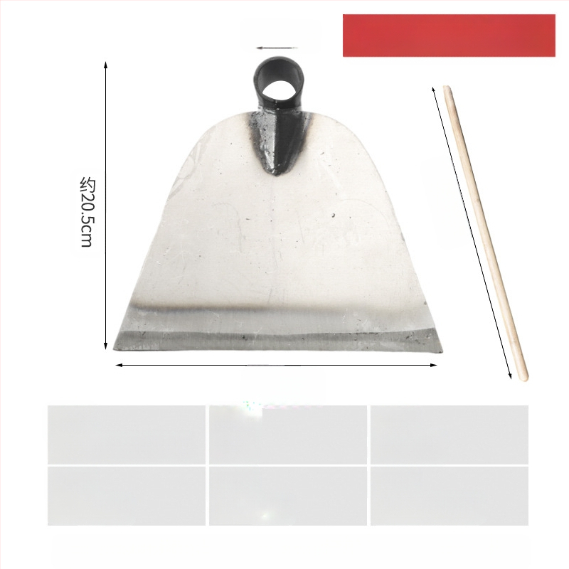 Κηπουρική φτυάρα από μαγάνιο χάλυβα με ενισχυμένο κεφάλι, κατάλληλη για σκάψιμο, ζιζάνια και ανάστροφη εδάφους