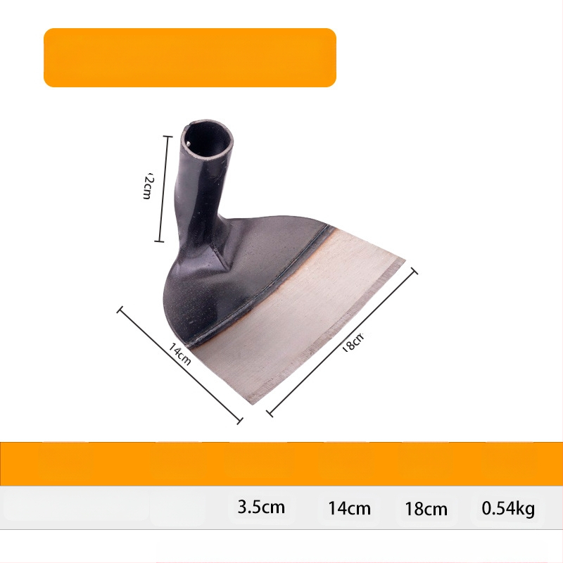 Κηπουρική φτυάρα από μαγάνιο χάλυβα με ενισχυμένο κεφάλι, κατάλληλη για σκάψιμο, ζιζάνια και ανάστροφη εδάφους