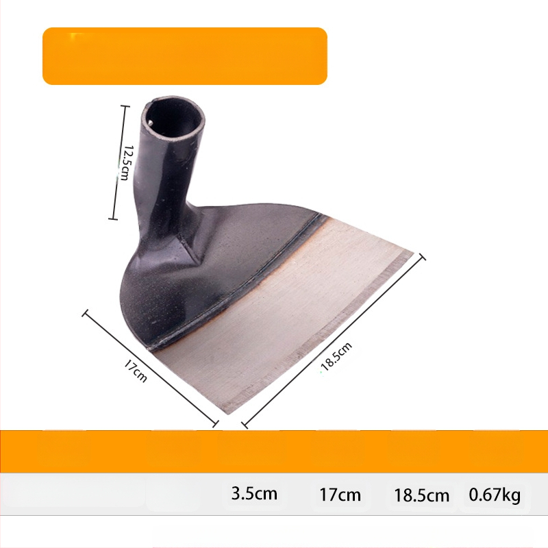 Κηπουρική φτυάρα από μαγάνιο χάλυβα με ενισχυμένο κεφάλι, κατάλληλη για σκάψιμο, ζιζάνια και ανάστροφη εδάφους