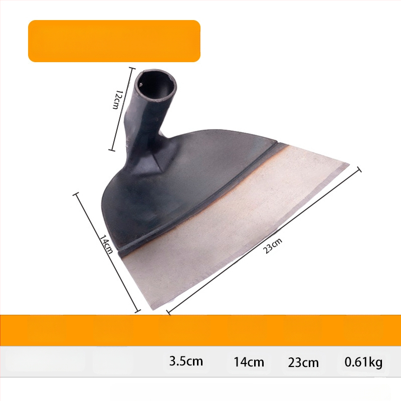 Κηπουρική φτυάρα από μαγάνιο χάλυβα με ενισχυμένο κεφάλι, κατάλληλη για σκάψιμο, ζιζάνια και ανάστροφη εδάφους