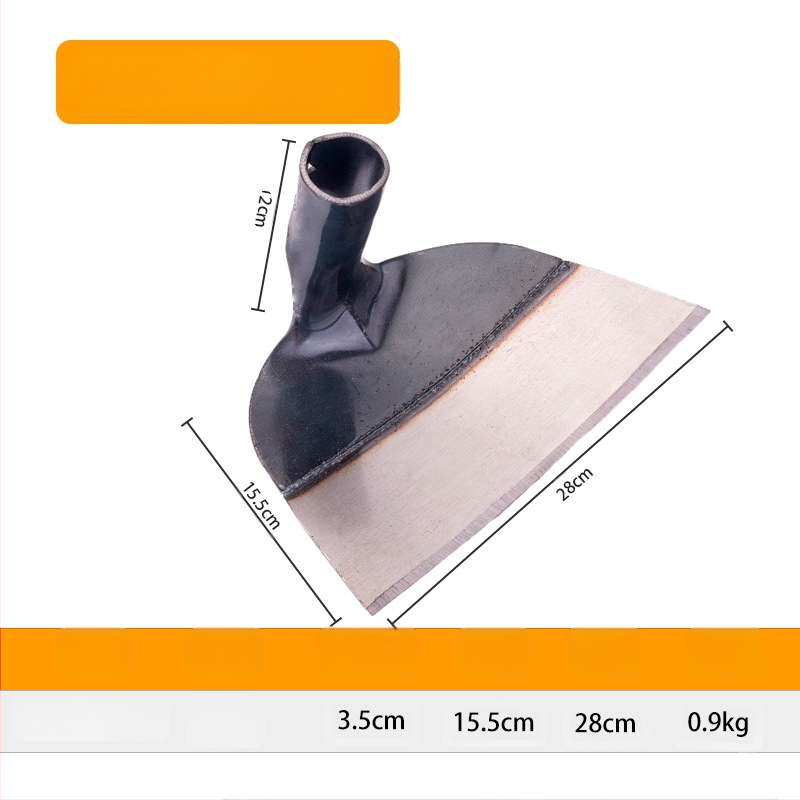 Κηπουρική φτυάρα από μαγάνιο χάλυβα με ενισχυμένο κεφάλι, κατάλληλη για σκάψιμο, ζιζάνια και ανάστροφη εδάφους