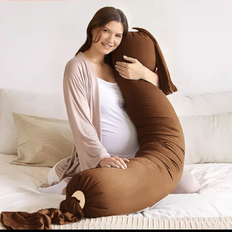 Topošās māmiņas spilvens ar taisnstūra formu, tīrs kokvilnas audums, svars 0.55–1.0 kg, pildījums: cits, piemērots visiem grūtniecības posmiem