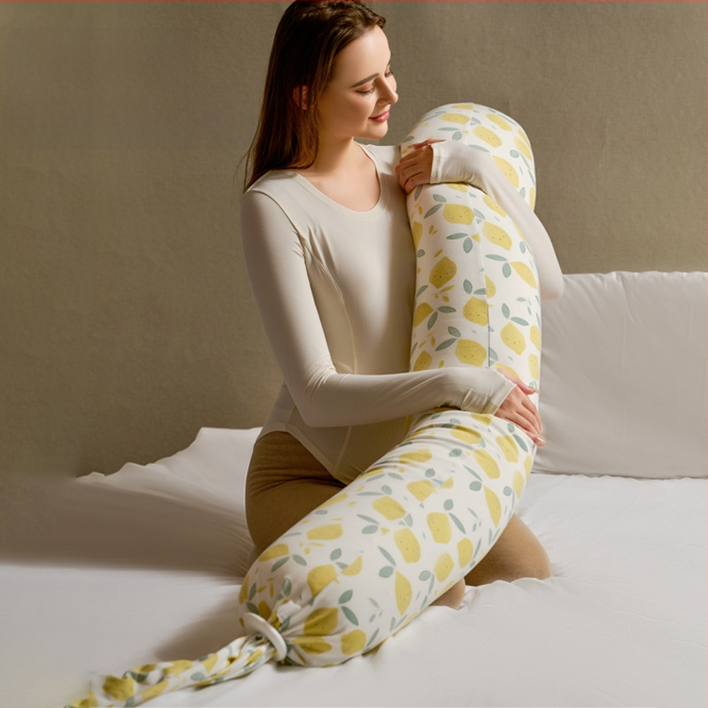 Topošās māmiņas spilvens ar taisnstūra formu, tīrs kokvilnas audums, svars 0.55–1.0 kg, pildījums: cits, piemērots visiem grūtniecības posmiem