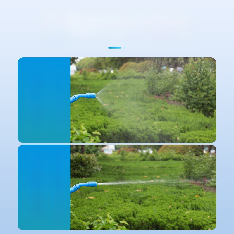 Lunong plastikust aiapihusti kastmiseks, taimekaitsevahendite manustamiseks ja desinfitseerimiseks