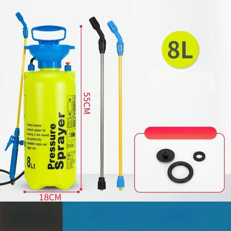 Lunong plastikust aiapihusti kastmiseks, taimekaitsevahendite manustamiseks ja desinfitseerimiseks