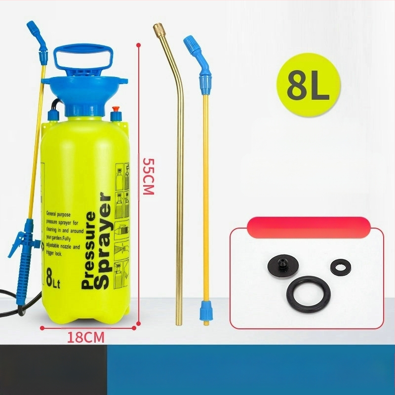 Lunong plastikust aiapihusti kastmiseks, taimekaitsevahendite manustamiseks ja desinfitseerimiseks