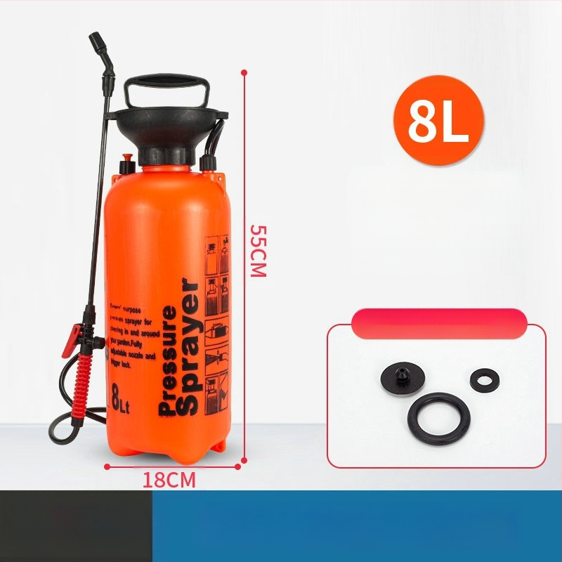 Lunong plastikust aiapihusti kastmiseks, taimekaitsevahendite manustamiseks ja desinfitseerimiseks