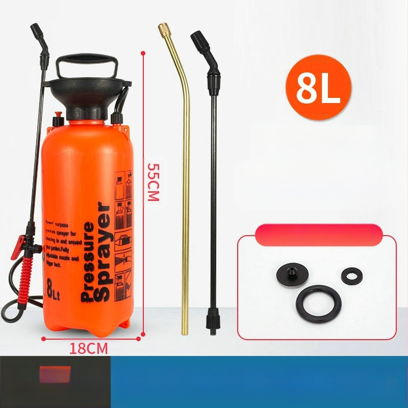 Lunong plastikust aiapihusti kastmiseks, taimekaitsevahendite manustamiseks ja desinfitseerimiseks