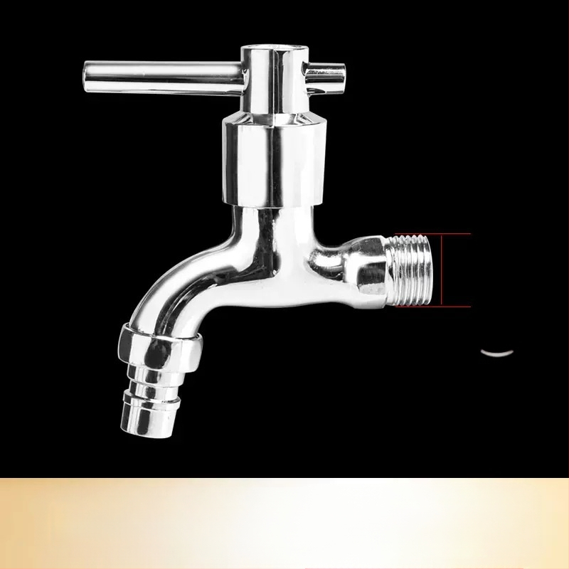 Kran za perilicu i kupaonu — 304 nehrđajući čelik / mesing / plast, dvostruki izlaz, debela konstrukcija, otporan na eksplozije